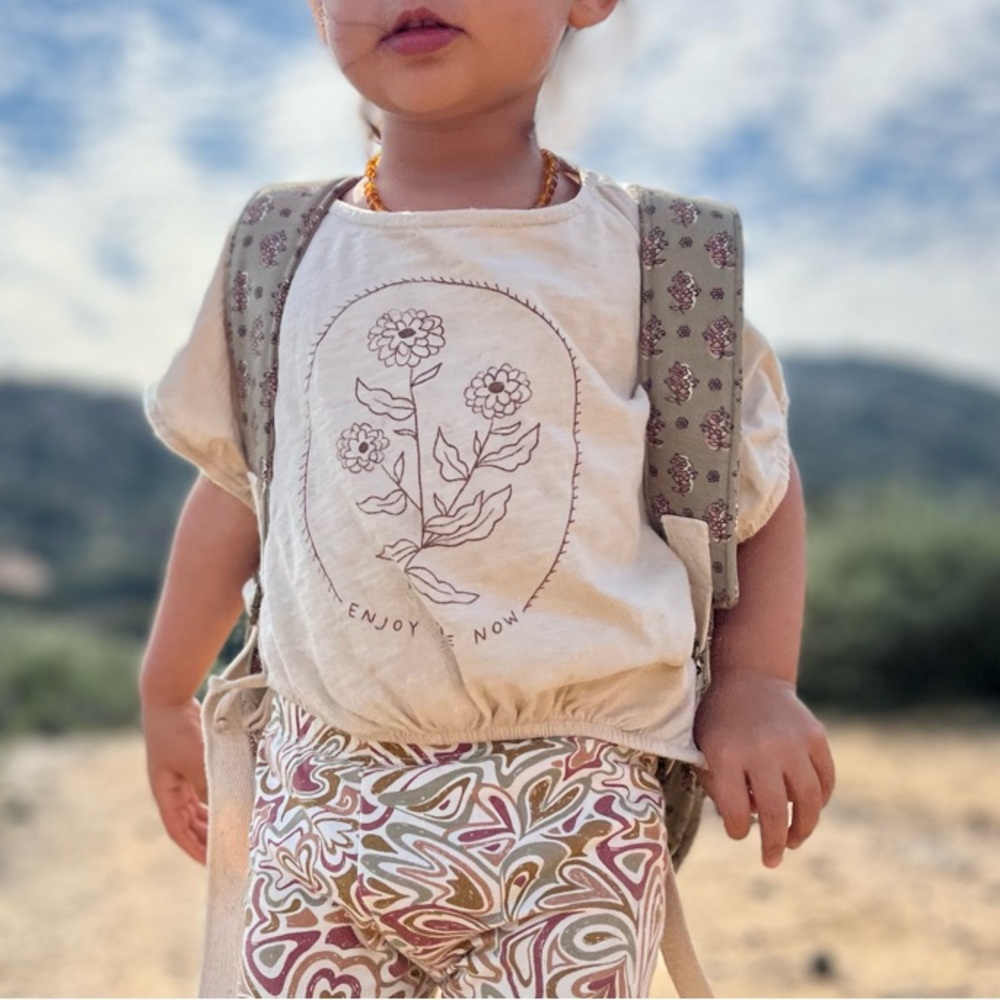 Rylee + Cru Enjoy the Now Floral Graphic Tee